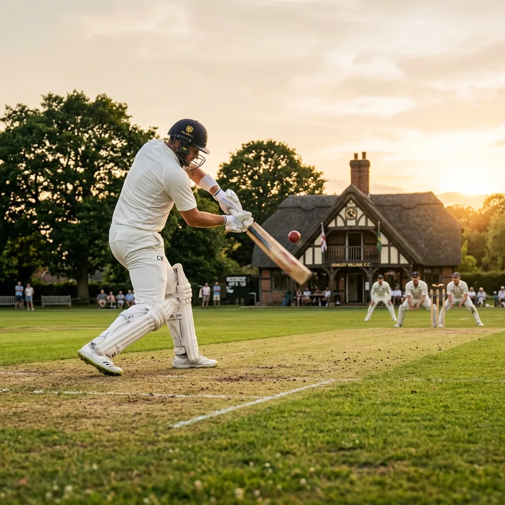 Cricket Match Action